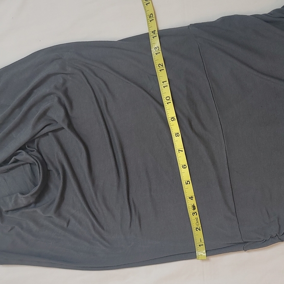 Zara TRF gray body hugging dress sz Med - Picture 7 of 10